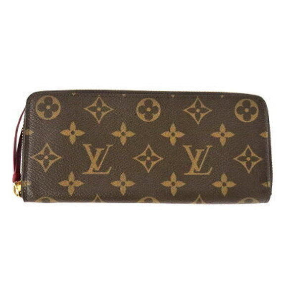 Louis Vuitton Portefeuille Clemence Monogram Canvas Long Wallet Brown - Picture 1 of 6